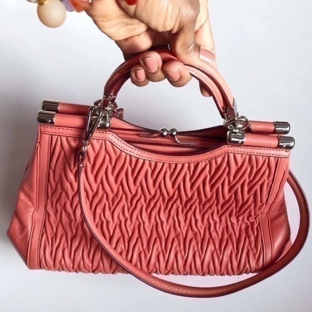 Coach Madison gathered purse